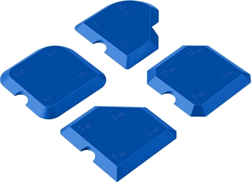 ЗУБР  в наборе, 4 шт, 16 профилей, специальные шпатели для формовки швов, Профессионал (1015-H4) 1015-H4