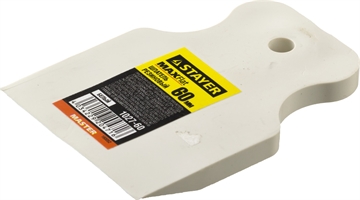 STAYER  MAXFlat, 60 мм, для затирки швов эластичный, белый, резиновый шпатель (1027-60) 1027-60