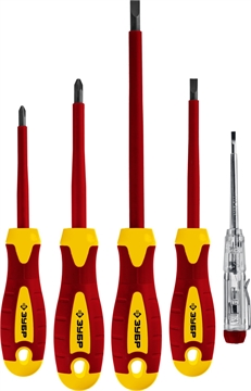 ЗУБР  5 предм, набор диэлектрических отверток, Профессионал (25265) 25265