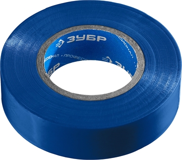 ЗУБР  ЭЛЕКТРИК-20, 19 мм х 20 м, 6 000 В, синяя, не поддерживает горение, изолента ПВХ, Профессионал (1234-7) 1234-7_z02