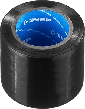ЗУБР  Х-50, 50 мм х 10 м, 6 000 В, черная, изолента ПВХ, Профессионал (1237-2) 1237-2