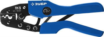 ЗУБР  ПК-3, 0.5 - 10 мм2, пресс-клещи для медных наконечников и гильз, Профессионал(45456-3) 45456-3