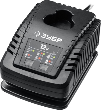 ЗУБР  T7, 12 В, 2 А, зарядное устройство для Li-Ion АКБ, Профессионал (RT7-12-2) RT7-12-2