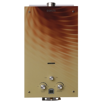 Газовый проточный водонагреватель Oasis Turbo Glass BG/TUR oasis 58