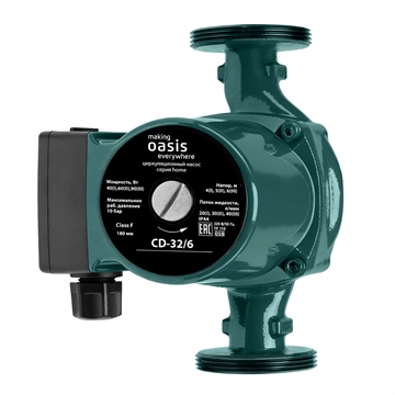 Циркуляционные насосы с мокрым ротором серия Home 32 oasis 2579