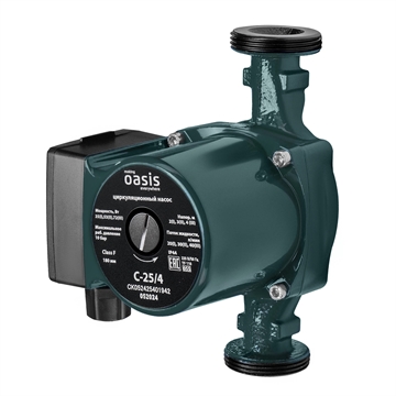 Циркуляционный насос с мокрым ротором C-25/4 oasis 303