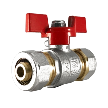 Кран шаровой STI обжимной 16 т тт000017566