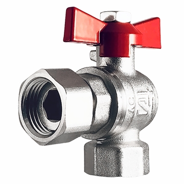 Кран шаровой STI накидная гайка угловой 15 (для котлов) т тт000018037