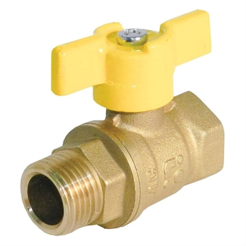 Кран шаровой газовый БАЗ 11б27п ШГ бабочка 15  (А11/1) т тт000014062