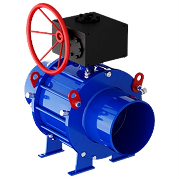 Кран шаровой Маршал 11с67п СП под приварку 100/80 (PN25) с ред. т т0000001698