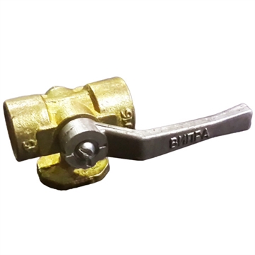 Кран для манометра 11Б18бк 15 с площадкой и с ручкой т тт000000091