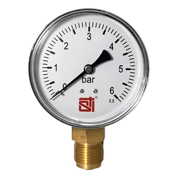 Манометр радиальный STI ∅80 6 bar (G½") т тт000018929
