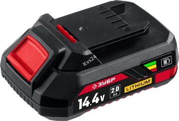 ЗУБР  С1, 14.4 В, 2.0 А·ч, аккумуляторная батарея (АКБ-С1-14-2) АКБ-С1-14-2