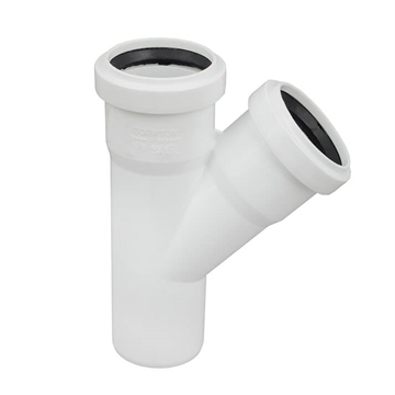 Тройник бесшумный ПП 50 (45°) Политэк т тт000016798