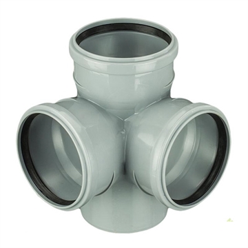 Крестовина двухплоскостная 110х110 (90°) Политэк т 00000003896