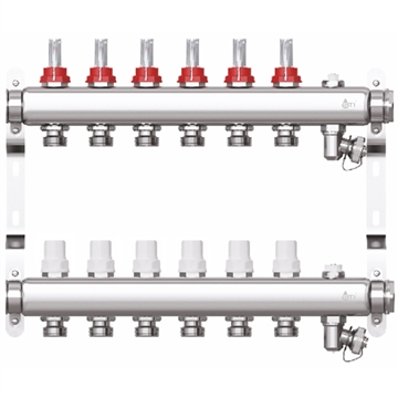Коллекторная группа STI СМ6F в сборе с расходомерами (6 вых.) т тт000010557