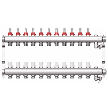 Коллекторная группа STI СМ11F в сборе с расходомерами (11 вых.) т тт000013674