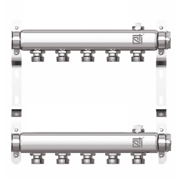 Коллекторная группа STI СH5 для радиаторной разводки (5 вых.) т тт000019014