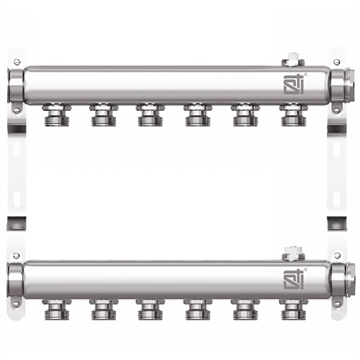 Коллекторная группа STI СH6 для радиаторной разводки (6 вых.) т тт000019015