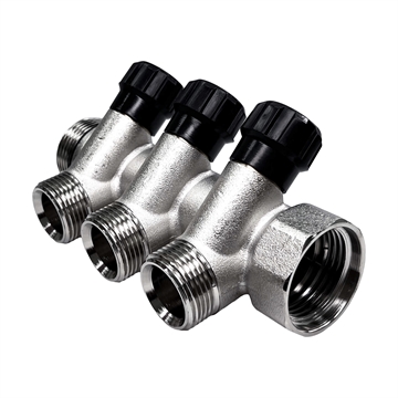 Коллектор регулирующий STI ГШ 1" (НР 3/4"х3 вых.) т тт000019035