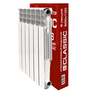 Алюминиевый радиатор STI Classic 500/100 8 сек. т 00000003422