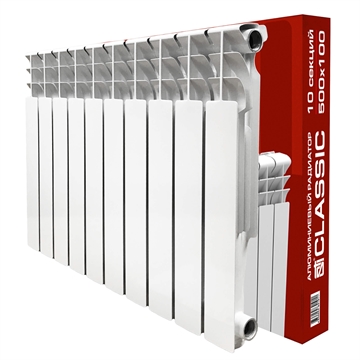 Алюминиевый радиатор STI Classic 500/100 10 сек. т 00000003423