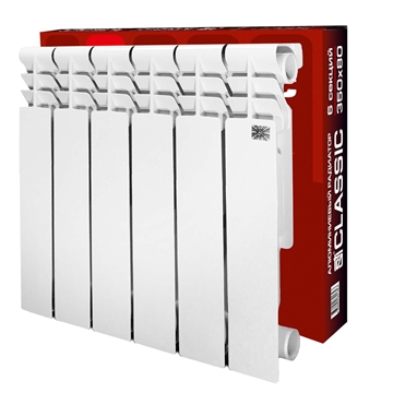 Алюминиевый радиатор STI Classic 350/80 6 сек. т т0000001026