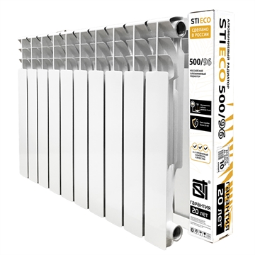 Алюминиевый радиатор STI ECO RUS AL 500/96 10 сек. т тт000015890