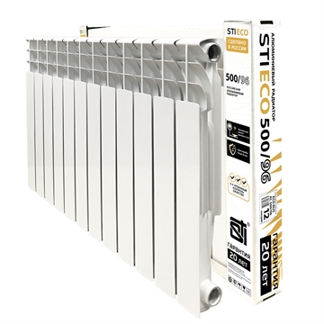Алюминиевый радиатор STI ECO RUS AL 500/96 12 сек. т тт000015891