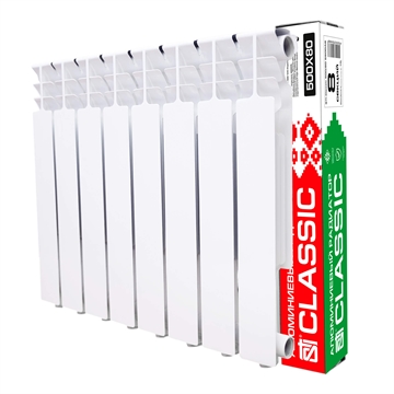 Алюминиевый радиатор STI Classic 500/80 (S500A7) 8 сек. т тт000020293