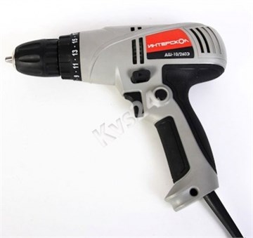 Дрель-шуруповерт ИНТЕРСКОЛ ДШ-10/260Э 23101