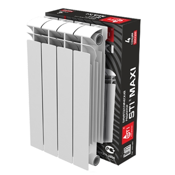 Биметаллический радиатор STI MAXI 500/100 4 сек. т тт000014706