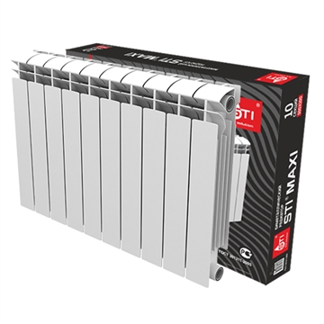 Биметаллический радиатор STI MAXI 500/100 10 сек. т тт000014709