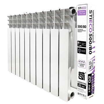 Биметаллический радиатор STI ECO RUS BM 500/80 10 сек. т тт000015895