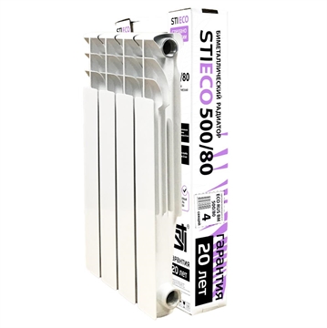 Биметаллический радиатор STI ECO RUS BM 500/80 4 сек. т тт000015897