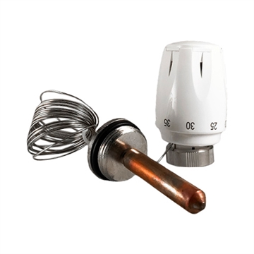 Термостатическая головка H-01 М30x1,5 с погружным датчиком и заглушкой т тт000015097