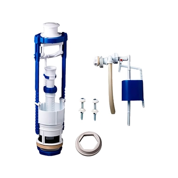 Арматура для бачка АС-16.1 Стандарт боковая, кнопка белая т 00000003113