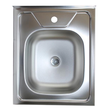 Мойка накладная 500х600х160 0,6 мм. сталь нержавеющая L-404 Владикс т cт000069346