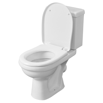 Унитаз-компакт Santeri Визит белый (арматура и сиденье, косой выпуск) т тт000014177