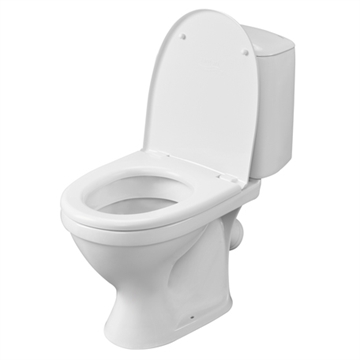 Унитаз-компакт Santeri Соната белый (арматура и сиденье, косой выпуск) т тт000014443