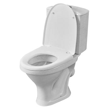 Унитаз-компакт Santeri Вест крап на белом (арматура и сиденье, косой выпуск) т тт000014683