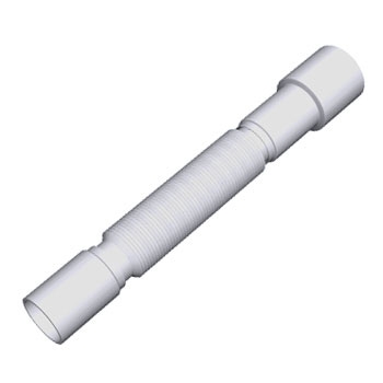 T003 Гибкая труба 40х40-50 (гофротруба) 345-715 мм. т 00000002963