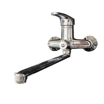 Смеситель универсальный L2227 с плоским изливом и переключателем для душа Ligeya т тт000014644