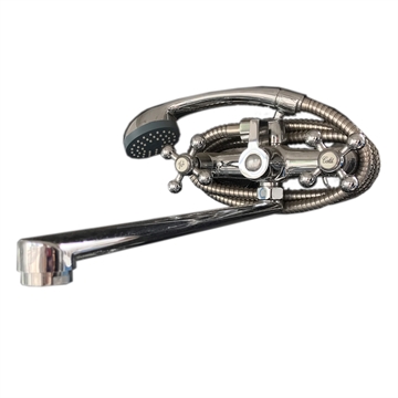 Смеситель универсальный Ligeya L2361 с плоским изливом и переключателем для душа т тт000014645