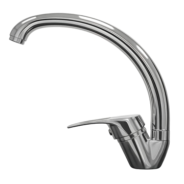 Смеситель для кухни Ligeya L4127 с высоким изливом т тт000014656