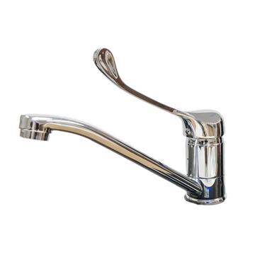 Смеситель для кухни Ligeya L4905 с длинным изливом с гайкой (хирургический) т тт000014662