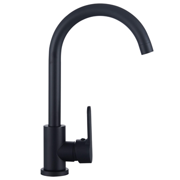 Смеситель для кухни Ligeya L7003B одноручный черный, нерж. т тт000020040