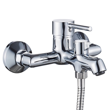 Смеситель для ванны Ligeya L3013 с душем одноручный с коротким изливом т тт000020046