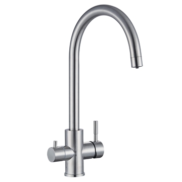 Смеситель для кухни Ligeya S3027 с краном под фильтр, нерж. т тт000020055