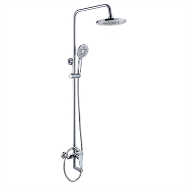 Душевая система Ligeya L1202 с одноручным смесителем, изливом, тропическим и ручным душем т тт000020059